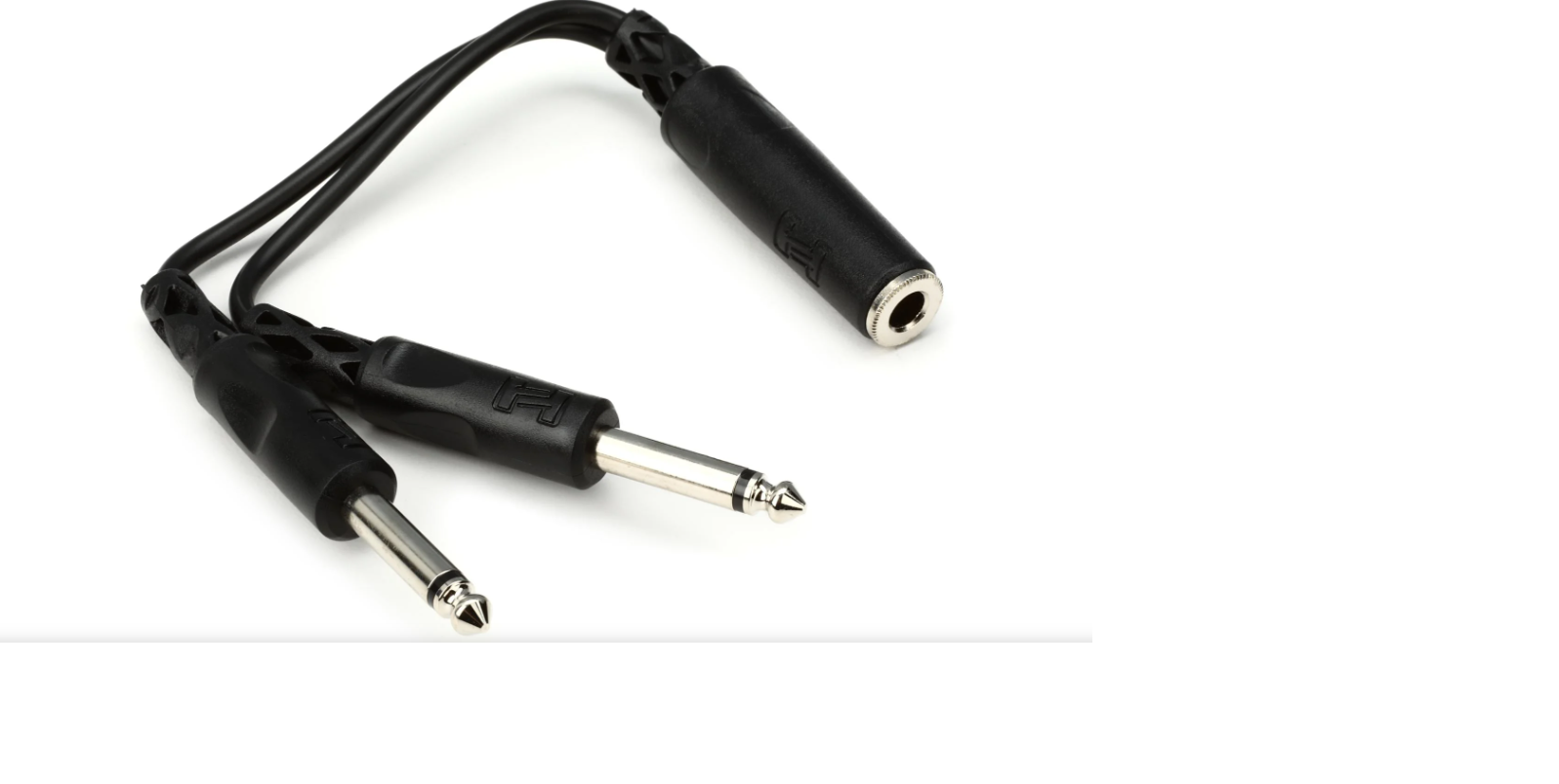 Hosa Y Cable 1/4&quot; TS to Dual 1/4&quot; TSF