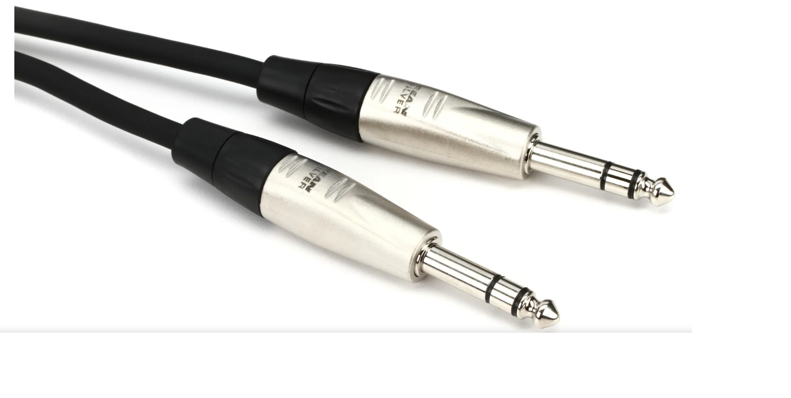 Hosa HSS-010 Pro Balanced Interconnect Cable - REAN 1/4-inch TRS Male to REAN 1/4-inch TRS Male - 10 foot