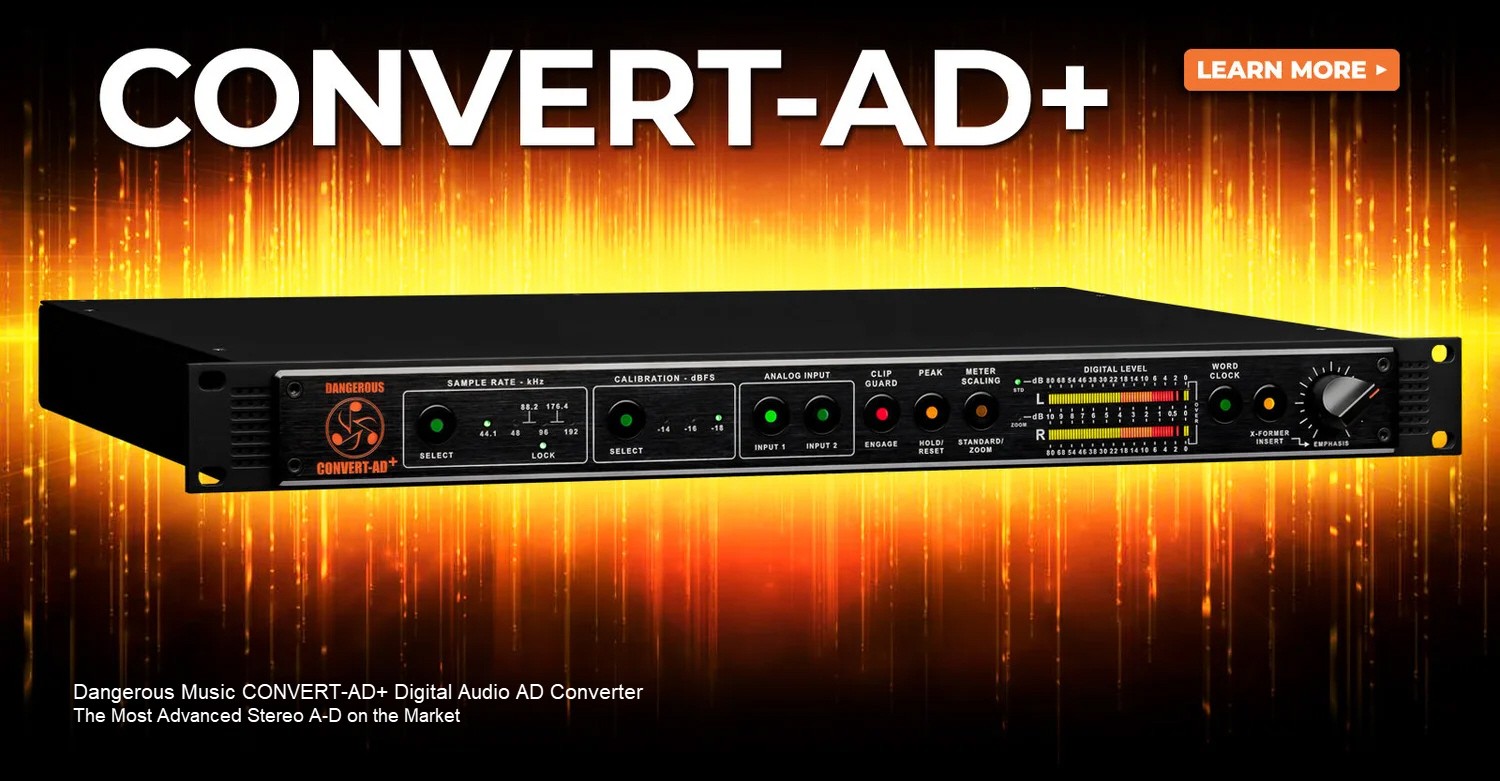 Dangerous Music Conver-AD+ Digital Audio AD Converter