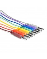 Hosa Balanced Patch Cables 1/4" TRS to Same (8pcs)