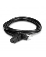 Hosa Power Cord Right-angle IEC C13 to NEMA 5-15P
