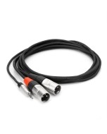 Hosa Pro Stereo Breakout REAN 3.5mm TRS to Dual XLR3M