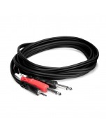 Hosa Stereo Breakout 3.5mm TRS to Dual 1/4" TS
