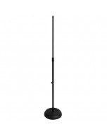 On-Stage MS7201B Round Base Mic Stand (Black)