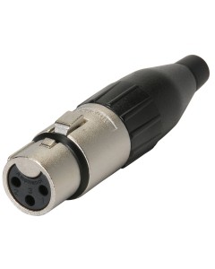 Amphenol AC3F Female XLR Connector Nickel