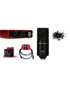 COMBO THU ÂM FOCUSRITE 2I2 GEN 3 + MXL 770 + HOSA 1M5 + HEADPHONE PRODIPE 580 TRỊ GIÁ 8.500.000 GIẢM CÒN 6.600.000