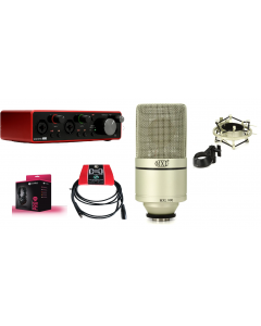 COMBO THU ÂM FOCUSRITE 2i2 GEN 3 + MXL 990 + HOSA 1M5 + HEADPHONE PRODIPE 580 TRỊ GIÁ 8.300.000 GIẢM CÒN 6.400.000