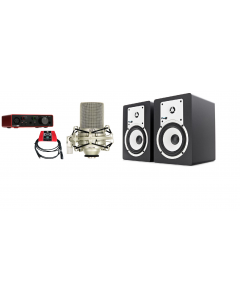 COMBO THU ÂM FOCUSRITE SOLO GEN 4 + MXL 990 + HOSA 1M5 + Loa Fluid audio C5 trị giá  11.000.000 giảm còn 9.700.000