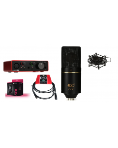 Combo thu âm Focusrite solo gen 4 + MXL 770 + Hosa 1m5 + Headphone prodipe 580 trị giá 7.870.000 giảm còn 6.200.000