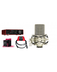 Combo thu âm Focusrite solo gen 4 + MXL 990 + Hosa 1m5 + Headphone prodipe 580 trị giá 7.670.000 giảm còn 6.000.000