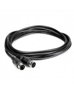 Hosa MID-310BK MIDI Cable - 10 foot Black