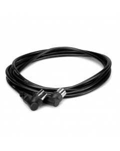 Hosa MID-310RR Right-angle MIDI Cable - 10 foot