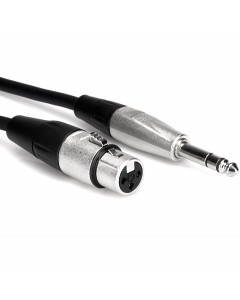 Hosa Pro Balanced Interconnect REAN XLR3F to 1/4" TRS