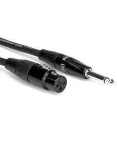 Hosa Pro Microphone Cable REAN XLR3F to 1/4" TS