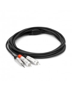 Hosa Pro Stereo Breakout REAN 3.5mm TRS to Dual RCA