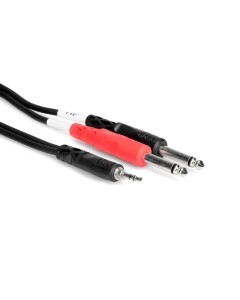 Hosa Stereo Breakout 3.5mm TRS to Dual 1/4" TS