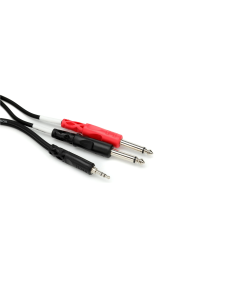Hosa Stereo Breakout 3.5mm TRS to Dual 1/4" TS-3'