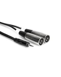 Hosa Stereo Breakout 3.5mm TRS to Dual XLR3M