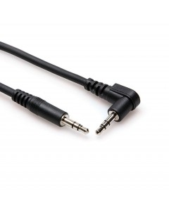 Hosa Stereo Interconnect 3.5mm TRS to Right-angle 3.5mm TRS