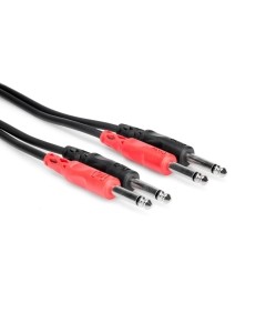 Hosa Stereo Interconnect Dual 1/4" TS to Same