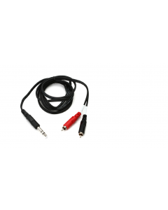 Hosa TRS-202 Insert Cable - 1/4 inch TRS Male to Dual RCA Male - 6 foot