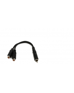 Hosa YRA-104 Y Cable - RCA Male to Dual RCA Female