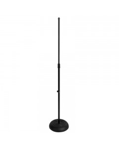On-Stage MS7201B Round Base Mic Stand (Black)