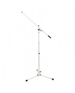 On-Stage MS7801W Euro Boom Microphone Stand (White)