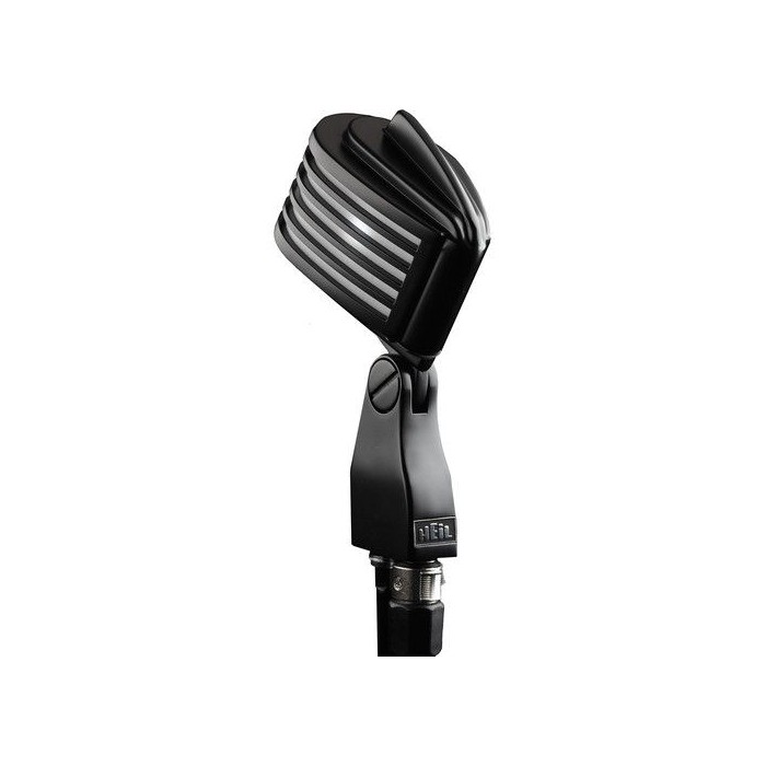 Heil Sound The Fin Vocal Microphone with LED Lights (Matte Black Body, White LEDs)