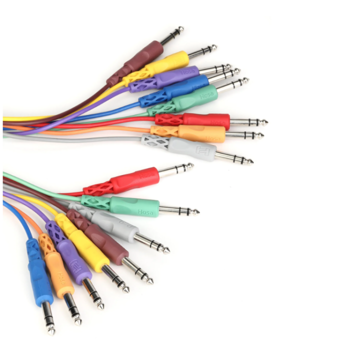 Hosa CSS-805 8-channel 1/4-inch TRS Male Snake - 16.5 foot