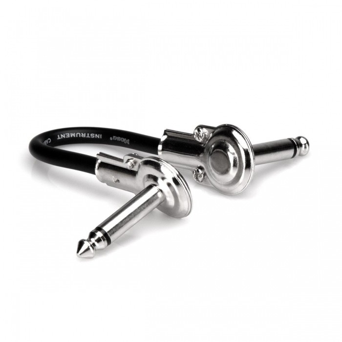 Hosa Guitar Patch Cable Low-profile Right-angle to Same-3'