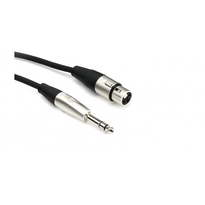 Hosa HXS-020 Pro Balanced Interconnect - REAN XLR Female to 1/4-inch TRS Male - 20 foot