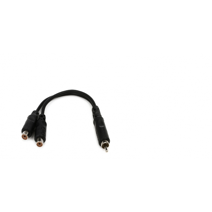 Hosa YRA-104 Y Cable - RCA Male to Dual RCA Female