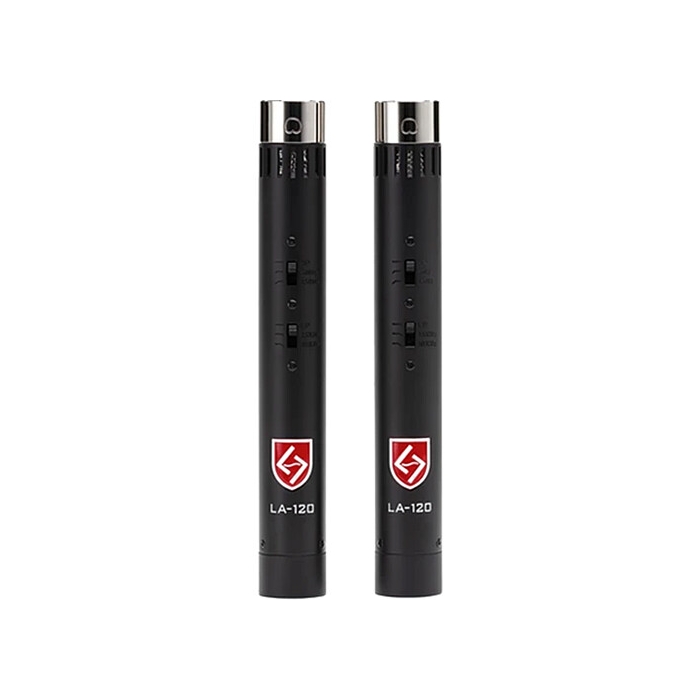 Lauten Audio Black Series LA-120 V2 Small-Diaphragm FET Condenser Microphone (Pair)