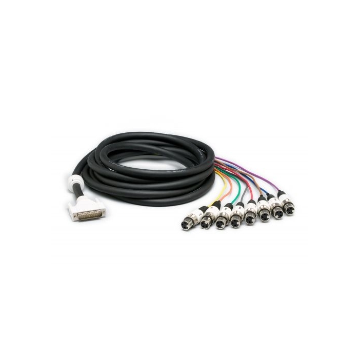 Lynx studio CBL-AIN85 – Eight-channel XLR analog input cable for Aurora converters