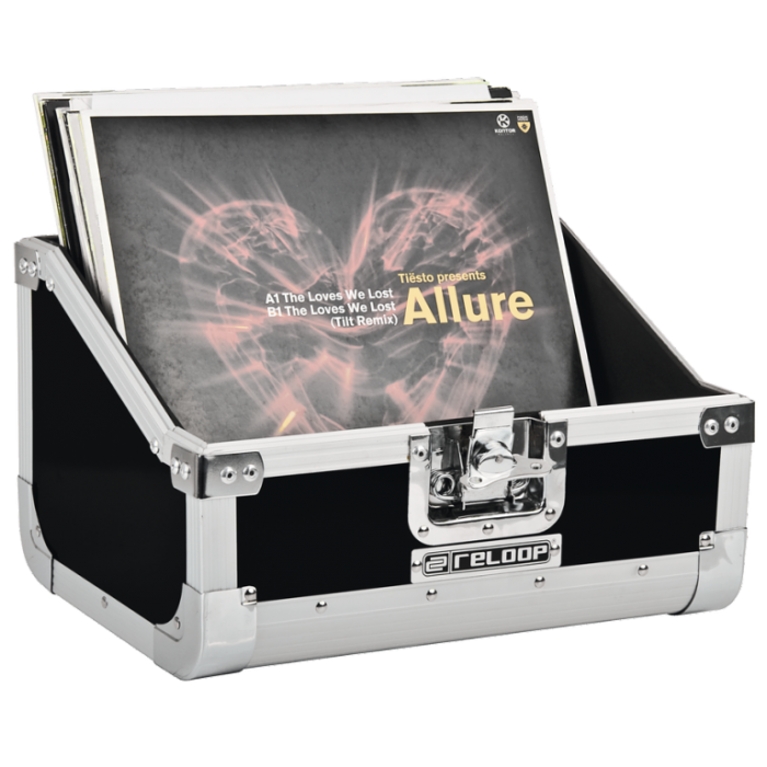 Reloop 80 Record Case Silver